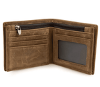 Brown men's wallet, card slots