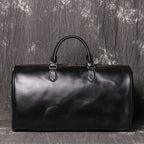 Black men's carry-on bag, side view