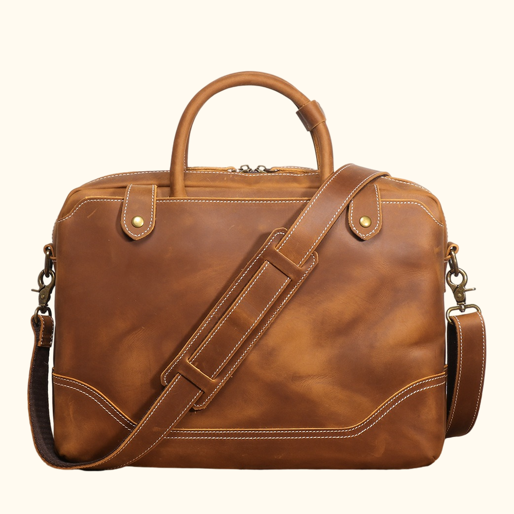 The Provost — Leather Laptop Case