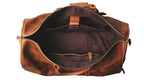 Brown men's oversized duffle bag, another angle