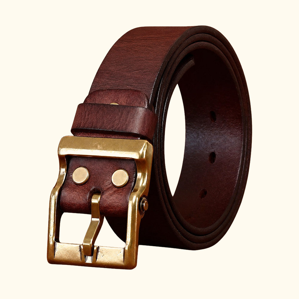 mens-matte-dark-brown-leather-belt