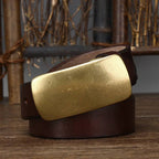 Dark Brown The Marshal men's leather belt