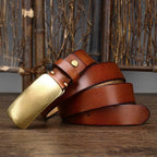 Red Brown The Marshal men's leather belt