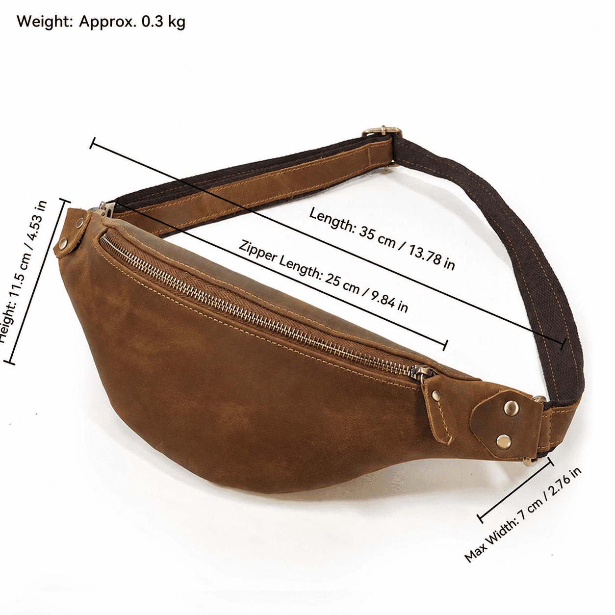 Cinch minimalist belt bag