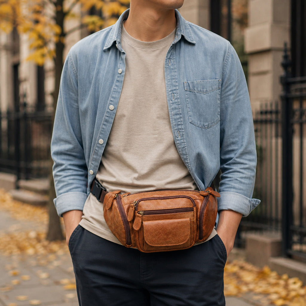 Overland multi-pocket waist bag