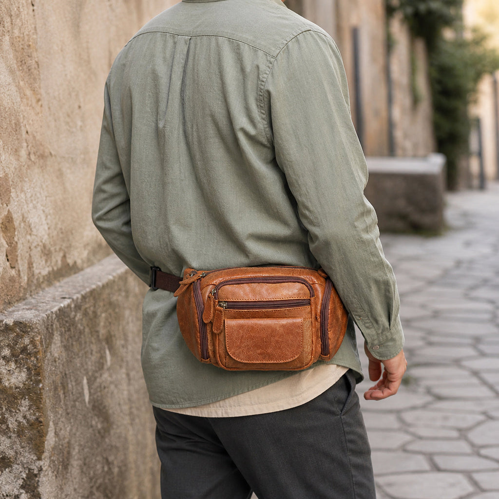 Overland multi-pocket waist bag