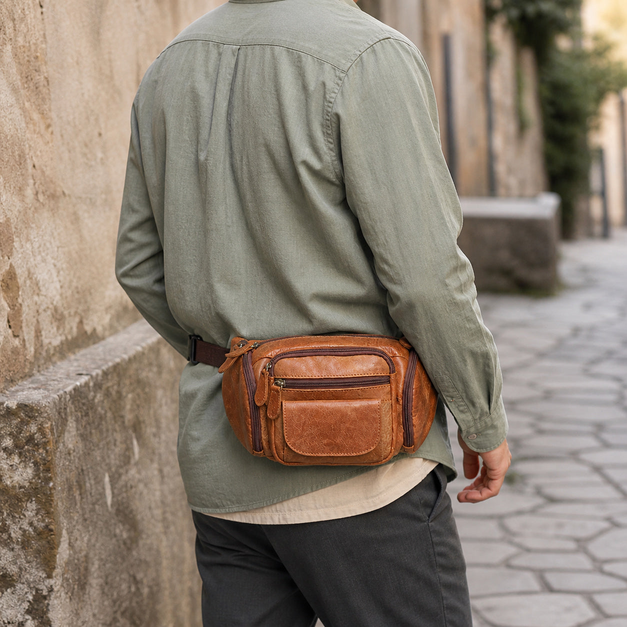 Overland multi-pocket waist bag
