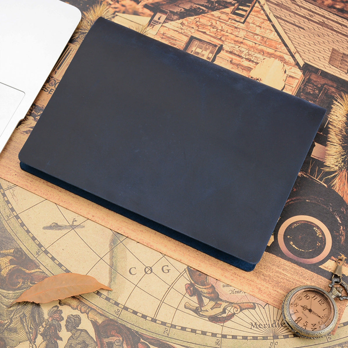 Statesman refillable leather journal