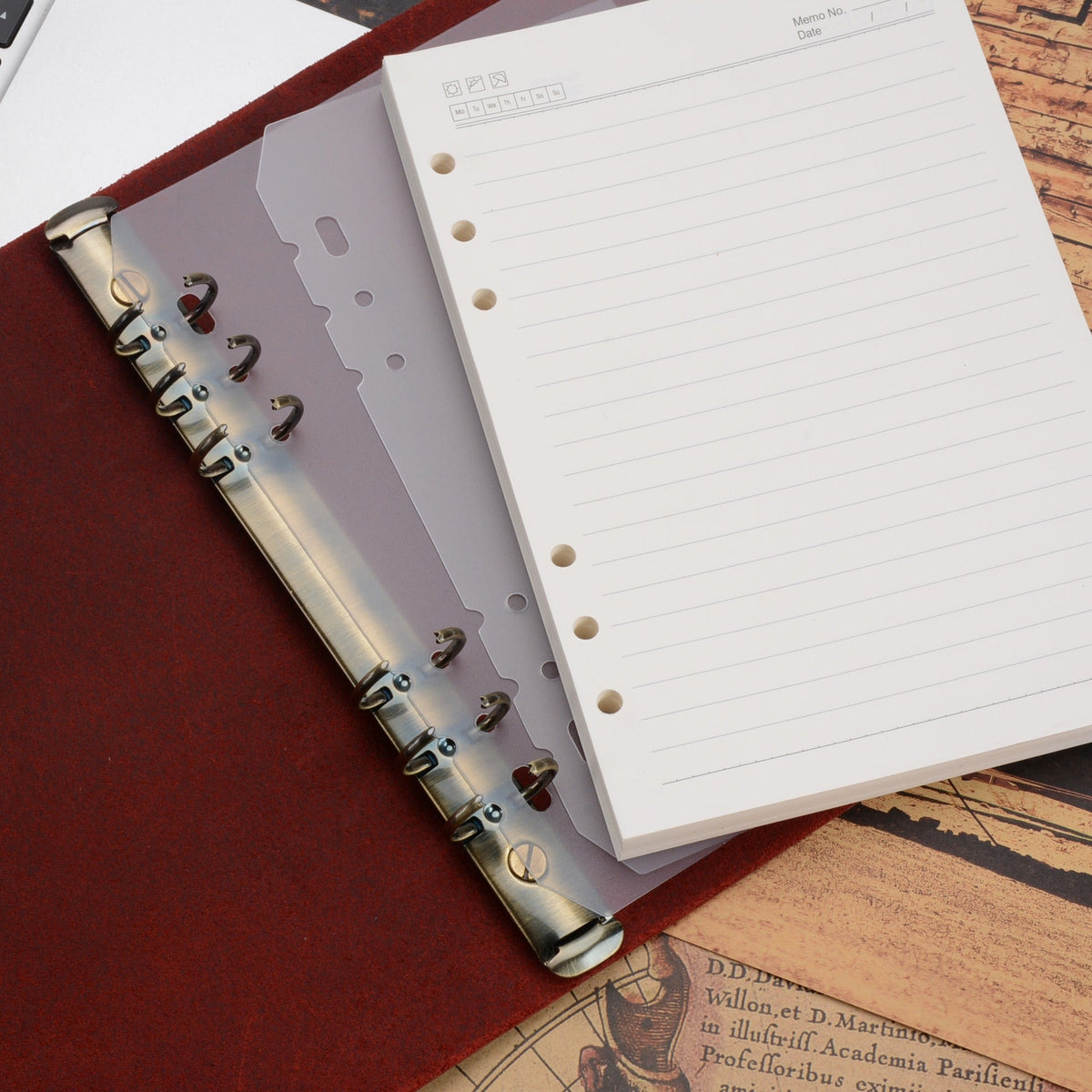 Statesman refillable leather journal