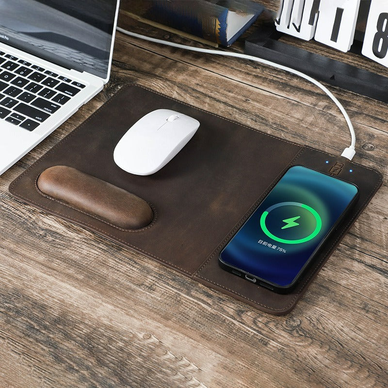 Solicitor wireless charging mouse pad