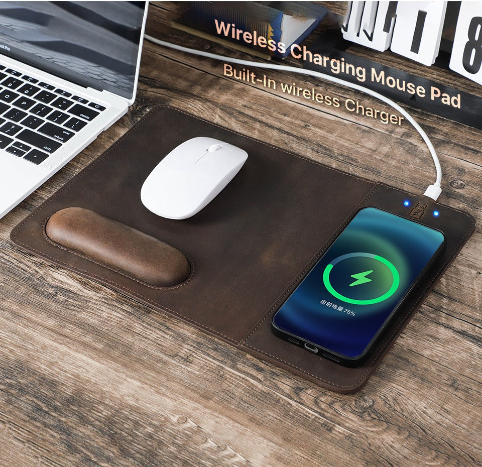 Solicitor wireless charging mouse pad