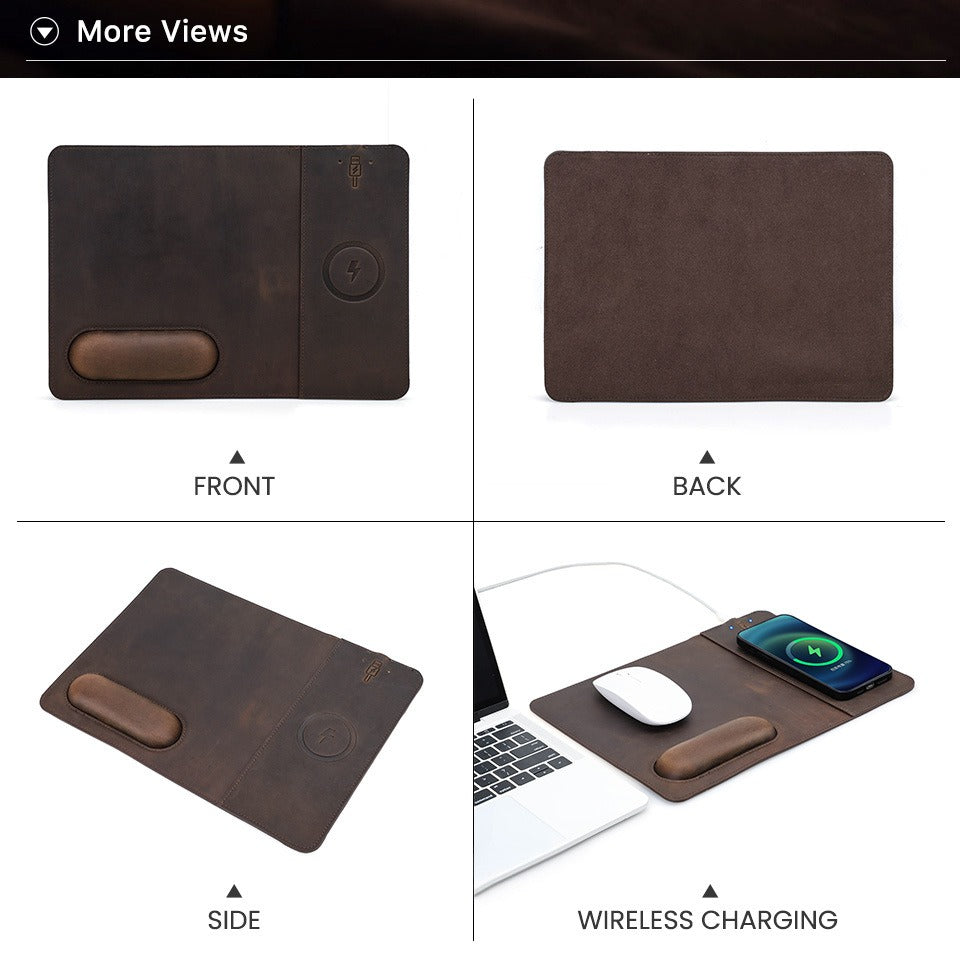 Solicitor wireless charging mouse pad