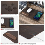 Solicitor wireless charging mouse pad