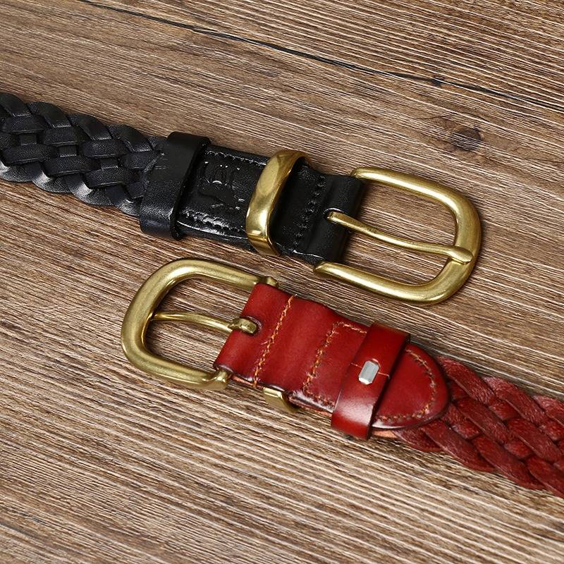 Black women's belt, full length